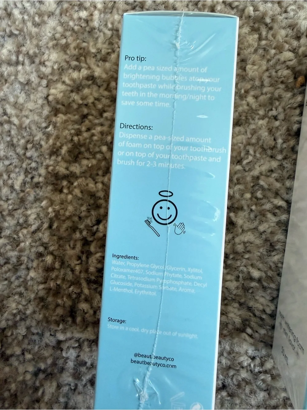 Beaut. Brightening Bubbles Teeth Whitening Foam - Mint